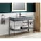 Anzzi Siena 48 in. Console Sink in Matte Black with Matte Grey Counter Top CS-FGC002-MB - alternate 5
